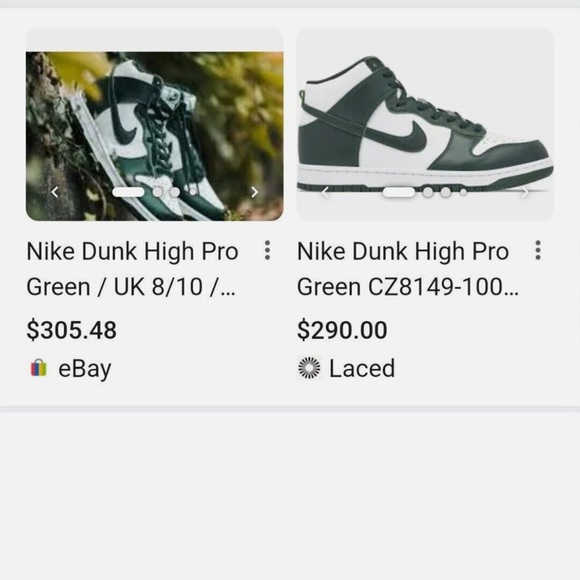 Nike Dunk High Vintage 2003 Clover Size US 6.5 mens SP Spartan Green - Picture 15 of 15